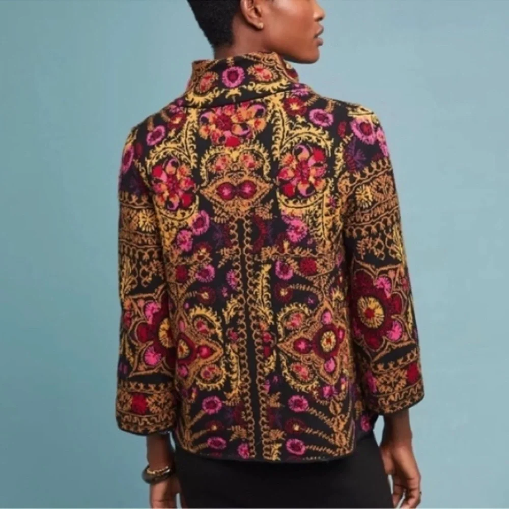 Anthropologie MOTH Payton Jacquard Jacket